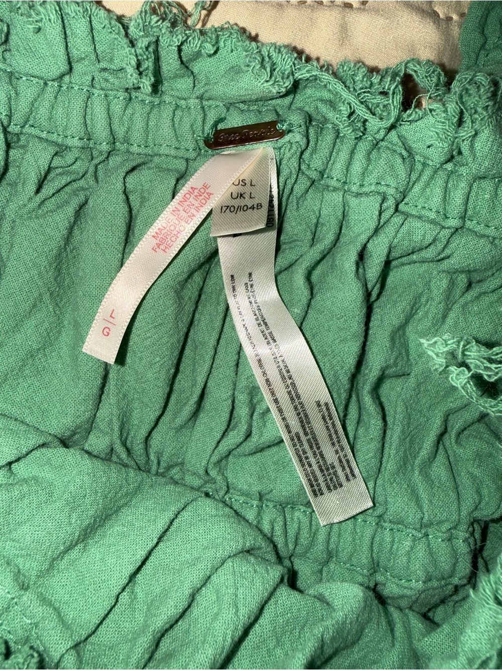 Free People Green Tank - Picture 2 of 6